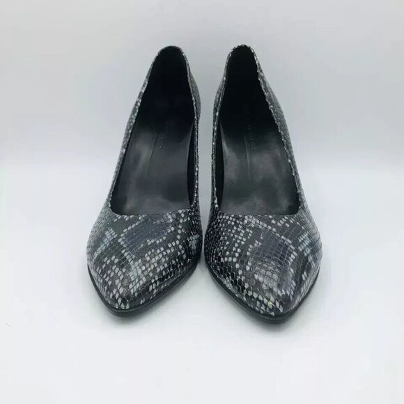 ECCO Womens Shoes Size 9 / EU40 Heels Danish Design Snake Animal Pointed Toe - Picture 3 of 11